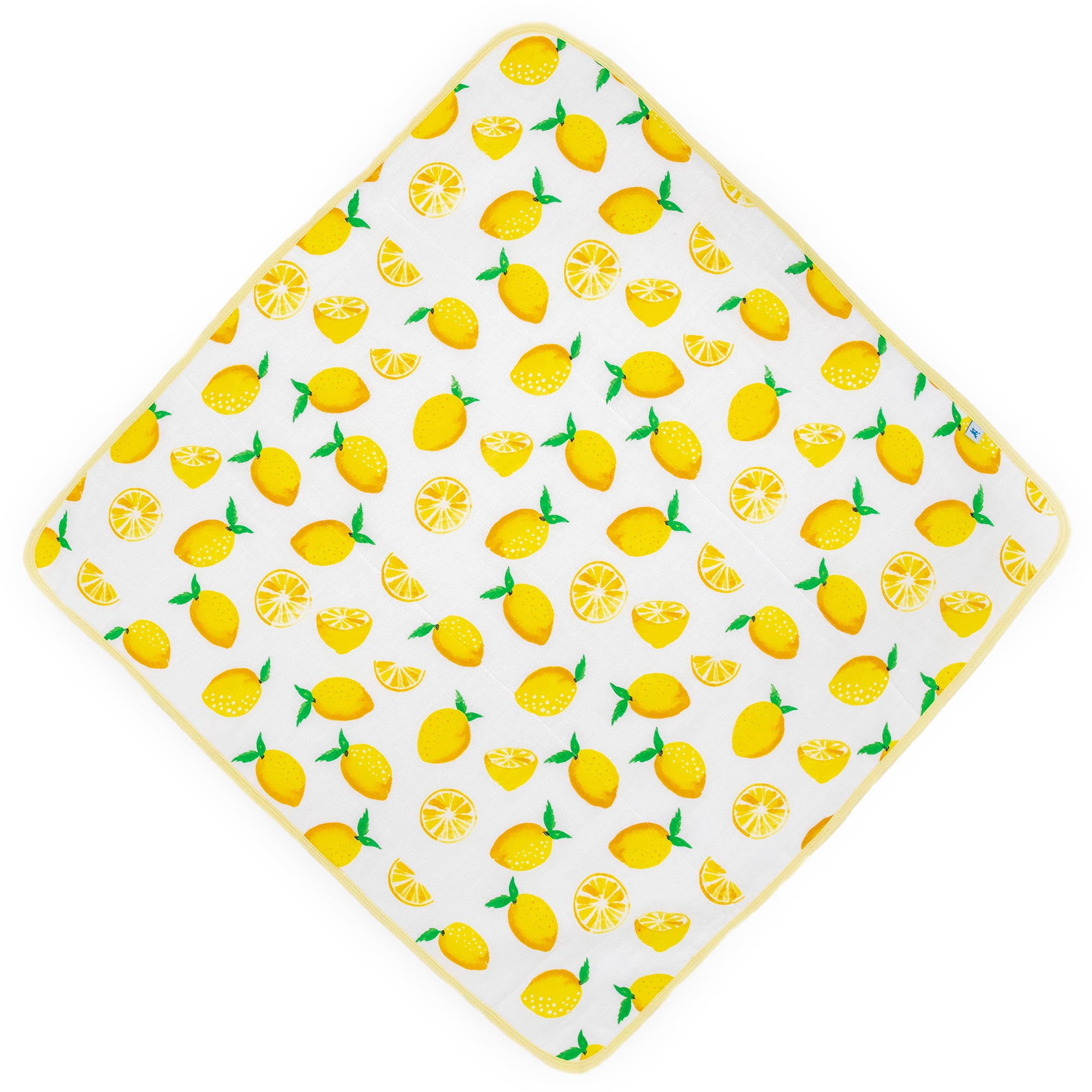 Little Unicorn Hooded Baby Towel - Baby Bath Essentials - Lemon