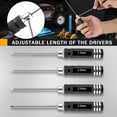thumbnail image 4 of 4Pc Lightweight Titanium Nitride Coated Hex Wrench Set, Hex Driver Tool Set For Rc Helicopter (1.5Mm/2Mm/2.5Mm/3.0Mm), 4 of 5