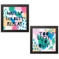 thumbnail image 1 of Gango Home Decor Contemporary Bright Inspiration III & IV by Moira Hershey (Ready to Hang); Two 12x12in Black Framed Prints, 1 of 5