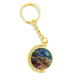 thumbnail image 1 of Ocean coloridos peces ciencia naturaleza foto Anillo de oro de metal llavero llavero, 1 of 3