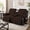 Chocolate, variant on Lapalife 4 Pieces Waterproof Quilted 2-Seat Recliner Slipcover with Console, Non-Slip Reclining Couch Covers for Double Recliner, Furniture Protector for Dogs/Pets with Storage Pockets, Brown