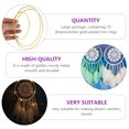 thumbnail image 6 of ifundom Metal Dream Catcher , 5 Pieces Golden Craft Supplies for Projects and Handmade Decorations, 6 of 6