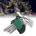 thumbnail image 3 of Machine Wrench,  Machine Wrench Set Marked Size Stainless Steel 9Pcs Non Deform 1.5-10mm 2 Head Use  for Repair, 3 of 8