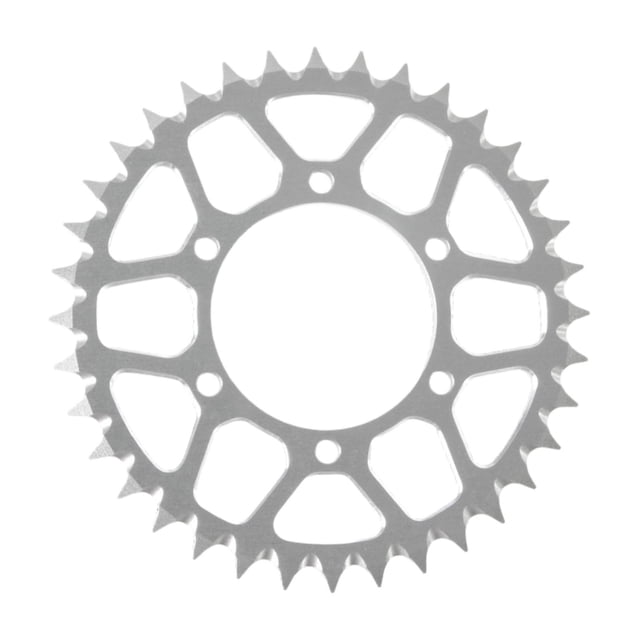 Aluminio aleación de la cadena del cubo trasero de aleación 36T Gear Fácil instalación de alta velocidad REEMPLAZO PARTE PARTE PARTA para PROMOTOS-MX Plata