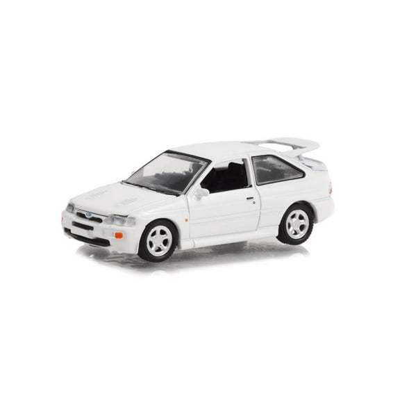 1995 Ford Escort RS Cosworth, Diamond White - Greenlight 30379/48 - 1/64 Scale Diecast Car
