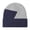 D-52 Navy, variant on Men'S Winter Knitted Hat Color Block Fleece Lined Beanie