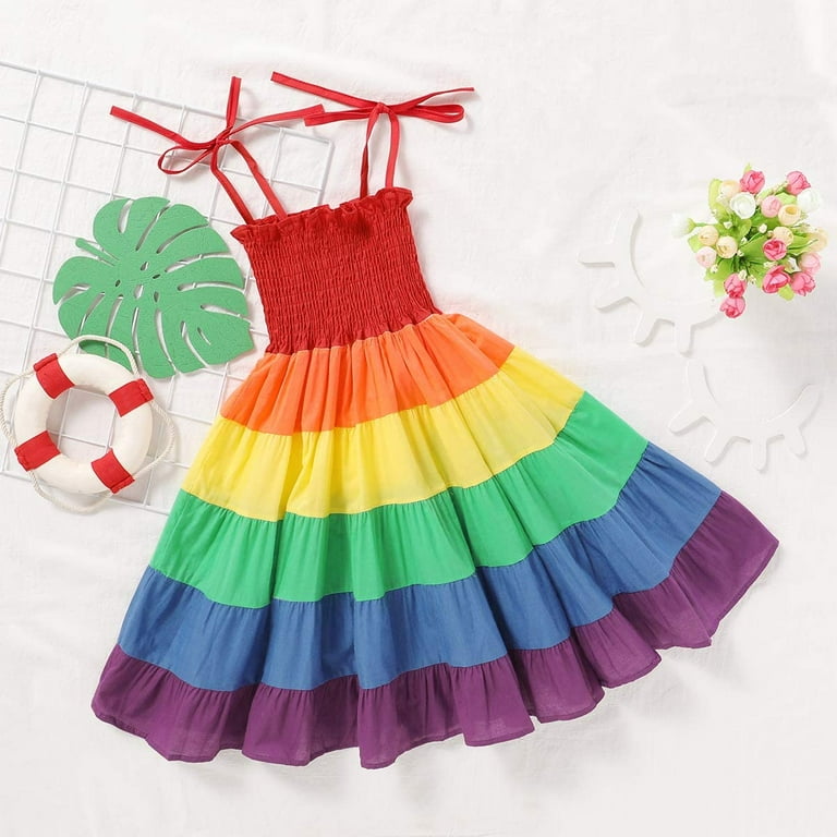 Walmart hot sale rainbow dress