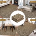 thumbnail image 6 of Modern Washable Area Rugs 8' x 10', Low-Pile Soft Indoor Rugs for Living Room Dining Room, Foldable Floor Carpet with Non-Slip Backing(Brown), 6 of 6