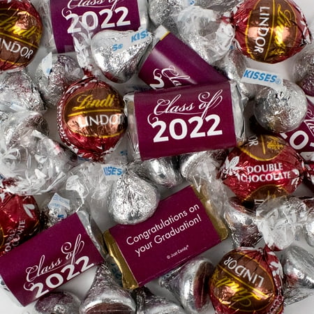 3 lbs Maroon Graduation Candy Class of 2023 Party Favors (Approximately 180 Pcs)