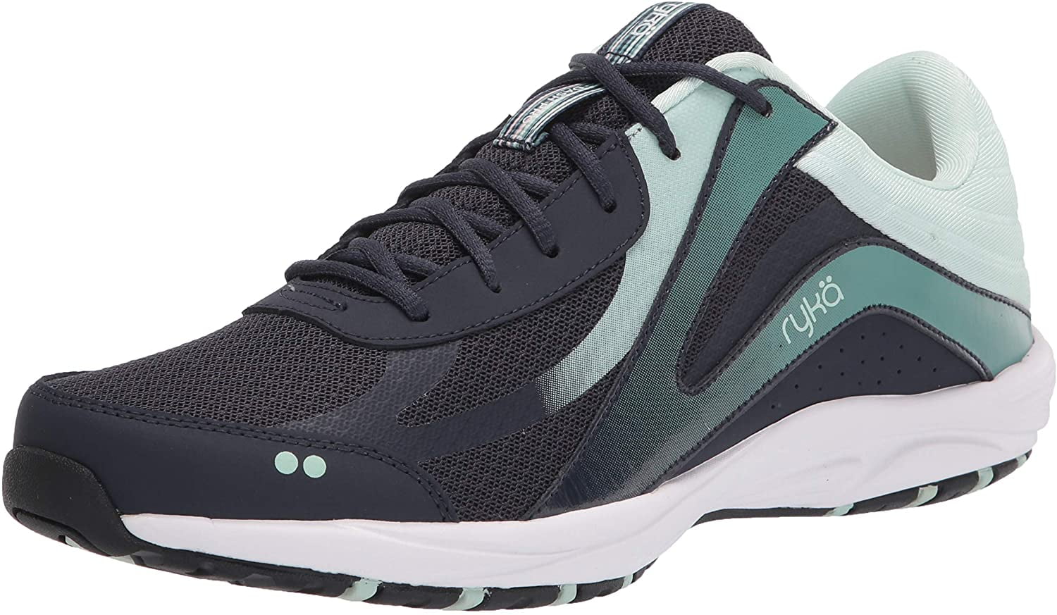 navy walking shoes womens