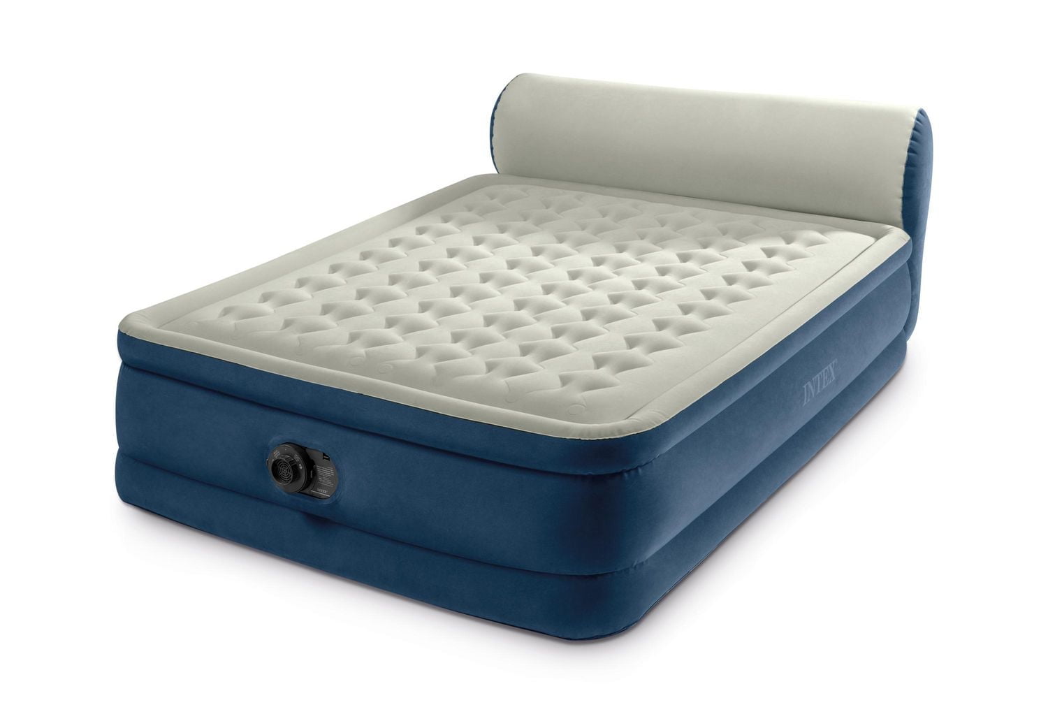 INTEX Dura-Beam® Headboard Air Mattress, 18in. Queen, with Fiber-Tech® Construction