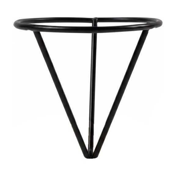 Hydroponic Seed Starter Bracket, Triangle Metal Support Stand, Plant Germination Holder, Water Planting Seedling Base, Garden Sprouting Tool Black