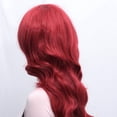 thumbnail image 4 of HLONK Perruque Rouge 80 cm Perruques Capuchon de Cheveux Perruque Teinable Perruque Restylable Perruques Ondulées Perruques de Couleur Accessoire de Cheveux Enfant Femme, 4 of 6