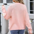 thumbnail image 4 of SHTXOZHI Women's Long Sleeve Button Down Sweater Cardigan Cute Embroidery Knit Cardigan Fall Outfit, 4 of 7
