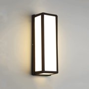 YANSUN 50W LED Wall Mount Outdoor Wall Lighting, Modern Porch and Patio Wall Light for Living Room, Suitable for Garage, Yard,Patio