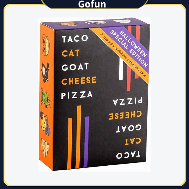 Juego de cartas Taco Cat Goat Cheese Pizza Edición Halloween