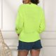 thumbnail image 4 of Puntoco suéter de invierno para mujer cuello redondo largo medio cuello alto manga de punto suéter suelto top liquidación de Navidad Puntoco Puntoco-485, 4 of 5