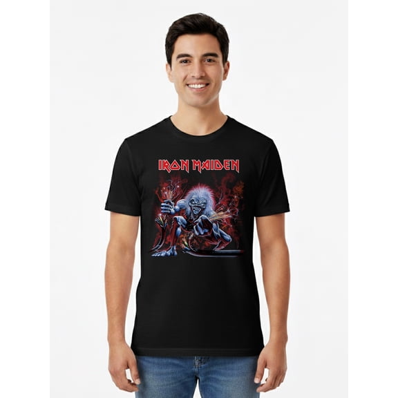 Iron Maiden, Men's & Big Men's Graphic Tee, Live One, Sizes XS-3XL