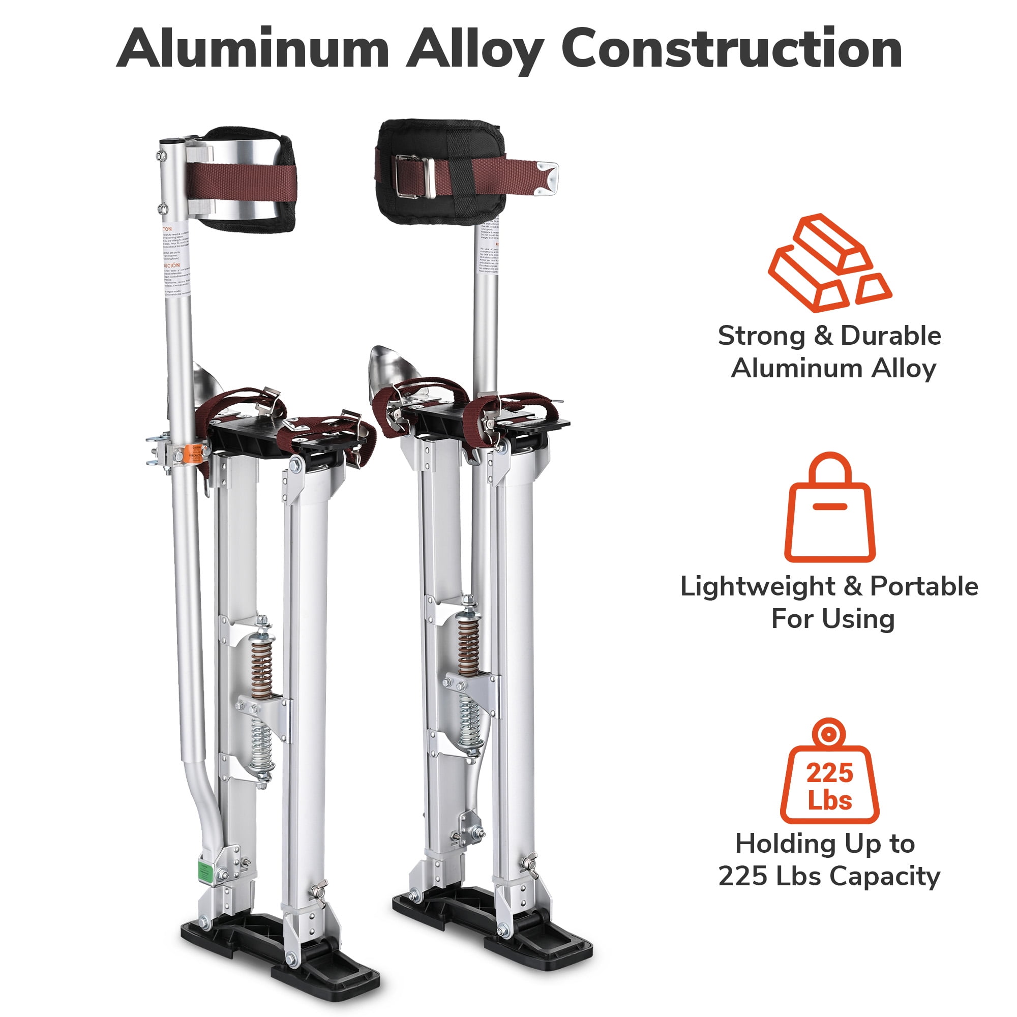 Details about   2pcs Drywall Stilts Accessory Leggings And Taping Two Type Adjustable Belt Paint 