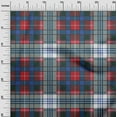 thumbnail image 2 of oneOone Organic Cotton Voile Fabric Tartan Check Print Fabric By The Yard 42 Inch Wide, 2 of 4