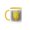 Yellow/White, variant on 3drose, Aura- Yellow Tulip Flower- Macro Photography, 11oz Two-tone Yellow Mug