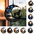 thumbnail image 3 of CSChome Pet Pendant 1 Set Pet Pendant Unique Exquisite Workmanship Acrylic Suncatcher Beautiful Pet Sympathy Gift, 3 of 7