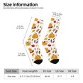 thumbnail image 2 of Logiee Thanksgiving Print Adult Socks for Men & Women,Calf Socks, Ankle Socks,Boots Socks,Breathable Casual Sock,Unisex Crew Socks, 2 of 6