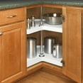 thumbnail image 3 of Rev-A-Shelf 32'' Kidney-Shaped Lazy Susan Corner Wall Cabinet Two-Shelf, 6472-32-11-52, 3 of 9