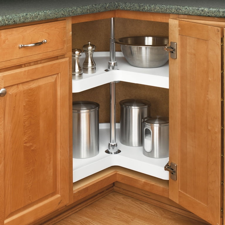 Free Shipping! Rev-A-Shelf 32'' Kidney-Shaped Lazy Susan Corner