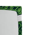 thumbnail image 2 of Ambesonne Irish Fitted Sheet, Shamrock Borders Art, Twin XL Size, Forest Green White, 2 of 2