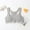 Gray, variant on ATOGUTA Teen Girls Bra Size 7-11 Seamless Racerback Training Bras for Girls Removeable Pads Black