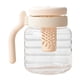 thumbnail image 2 of Vaso de té de cristal de 950 ml, transparente, práctico, para beber, a prueba de fugas Blanco, 2 of 9