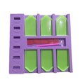 thumbnail image 1 of Injueey Accesorios de pintura de diamantes 5d DIY, bandeja de taladro de punto, caja de almacenamiento, herramientas de bordado de diamantes, Artesanía Violeta estilo 2, 1 of 6