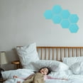 thumbnail image 4 of MasteelfCA 12 Pcs Message Board Felt Hexagon Wall Board Self-adhesive Wall Memo Board, 4 of 8