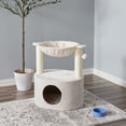 thumbnail image 2 of Two by Two Holly Cat Tree, Condo and Hammock, 2 of 15