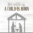 thumbnail image 3 of Allen, Kimberly 12x12 Black Modern Framed Museum Art Print Titled - For Unto Us, 3 of 5