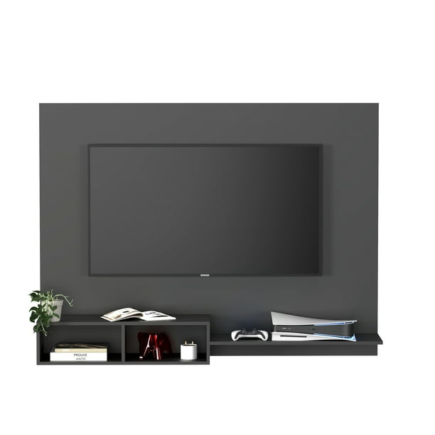 Mueble de TV Panorama 70", Atlas del Descanso color Negro