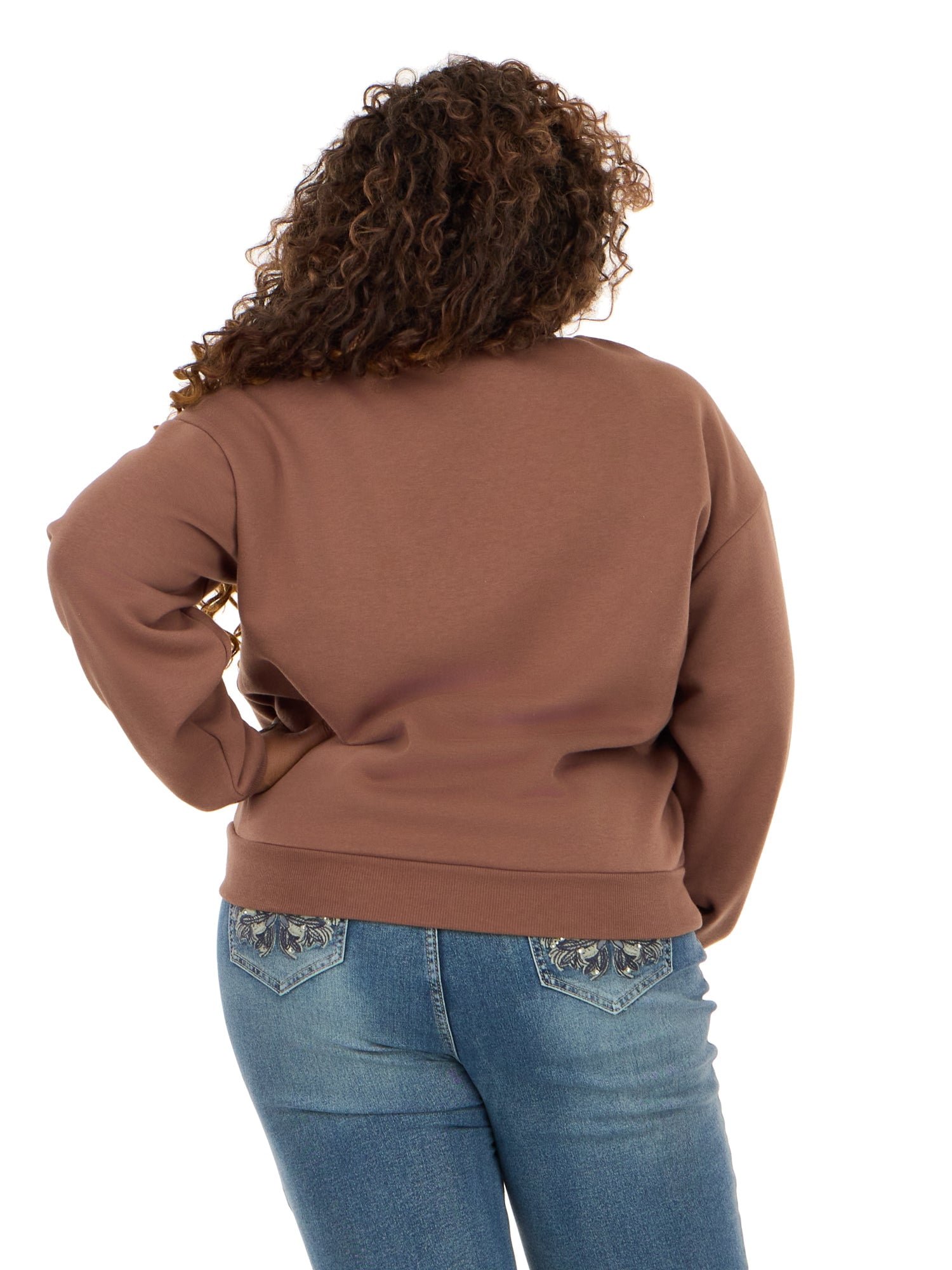 Forever 21 Women's and Women's Plus Destination Fleece Crewneck, Sizes XXS-4X