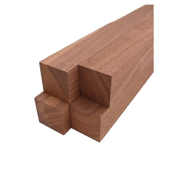 Black Walnut Lumber Turning Squares - 2 in x 2 in (4 Pcs) (2" x 2" x 12")