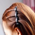 thumbnail image 5 of Kovewon 2 diademas anudadas de Navidad para mujeres y niñas, diadema de diamantes de imitación de perlas rojas y verdes con cristal de joya, regalos navideños de invierno para mujeres, 5 of 5