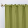 thumbnail image 2 of Superior Blackout Solid Light Filtering Rod pocket Curtain Panel Set, 26" x 84", Sage, 2 of 9