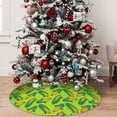 thumbnail image 5 of Yiaed Autumn Corn Print Christmas Tree Skirt , Tree SkirtsTree Mat for Christmas Winter Holiday Indoor Decorations-36", 5 of 7