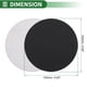 thumbnail image 3 of 50 Pcs Discos de Lija Redondos 600 Grano con Gancho y Bucle Hojas de Lijado Universales para Restauración Automotriz 125x125mm Carburo de Silicio Negro, 3 of 7