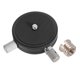 thumbnail image 3 of Adaptador de trípode panorámico de tiro de cámara de rotación 360 para * DSLR trípode monopie fondo de Metal 1/4 y 3/8 agujeros de tornillo fácil de Sunnimix Cabezal de trípode panorámico, 3 of 8