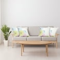 thumbnail image 4 of Ambesonne Pastel Throw Pillow Cover 4 Pack, Colorful Gerbera Daisies, 16", Pale Green and Pale Blue, 4 of 6