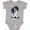 AC-Heather Grey, variant on Inktastic Tri Color King Charles Spaniel Boys or Girls Baby Bodysuit