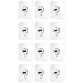 thumbnail image 4 of 12 Pcs Vis de Suspension Murales en Acrylique Transparent Ventouse Boulon Ventouses Cintre, 4 of 8