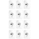 thumbnail image 3 of 12 piezas de tornillos de acrílico transparente para colgar en la pared con ventosas y pernos., 3 of 6