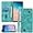 Green, variant on S10 Phone Case Wallet,for Galaxy S10 Case,[Card Holder Slots][Wrist Strap][Stand Function] TPU Interior Protective PU Leather Phone 2023 Flip Cases Cover for Samsung Galaxy S10 6.1 Inch (Green)