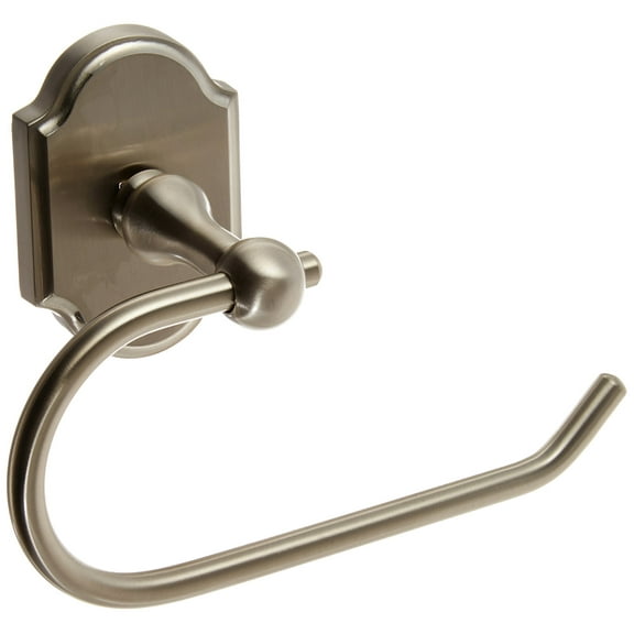 Rusticware 8607 Wenmoor Contemporary Euro Hook Style Toilet Paper Holder - Nickel